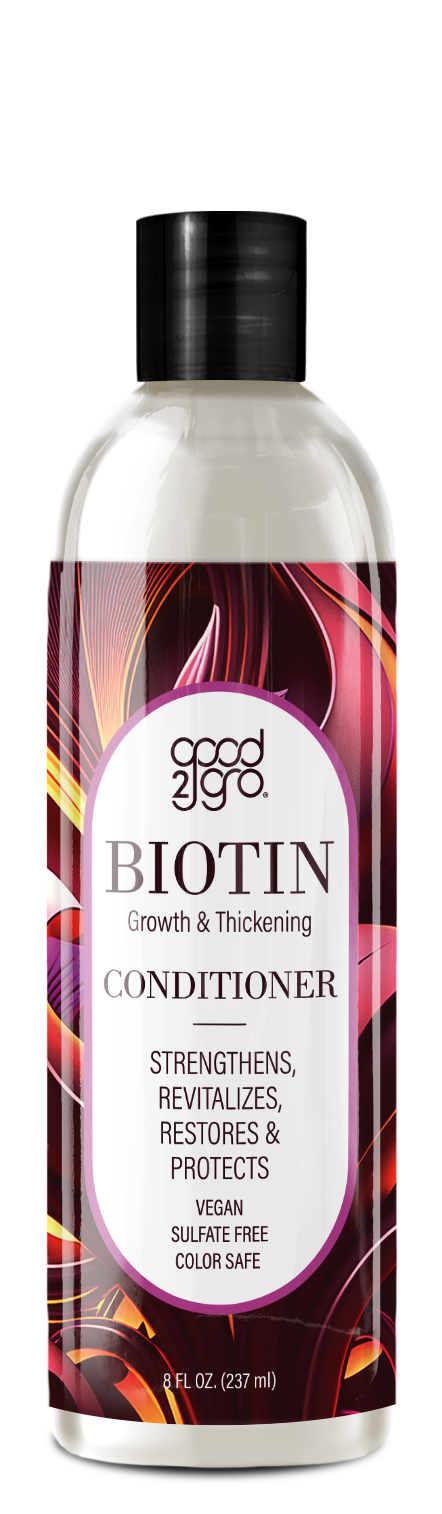 Good2Gro Growth & Thickening Conditioner with Biotin & Collagen, Repairs, Restores, De-Frizzes, Stops Breakage & Improves Thinning & Hair Loss, Infused with Tingling & Penetrating Oils 8oz.