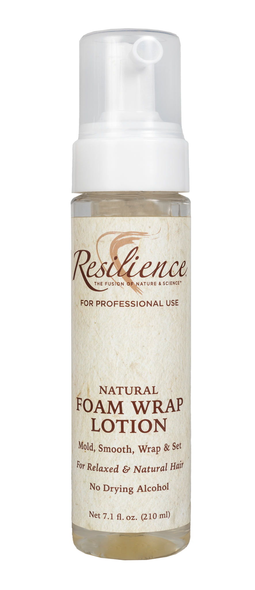 Resilience Foam Wrap Lotion, Lightweight Formula, Dries Fast, No Frizz or Flaking, Moisturizes and Protects Hair from Heat, Made with Keratin 7.7oz
